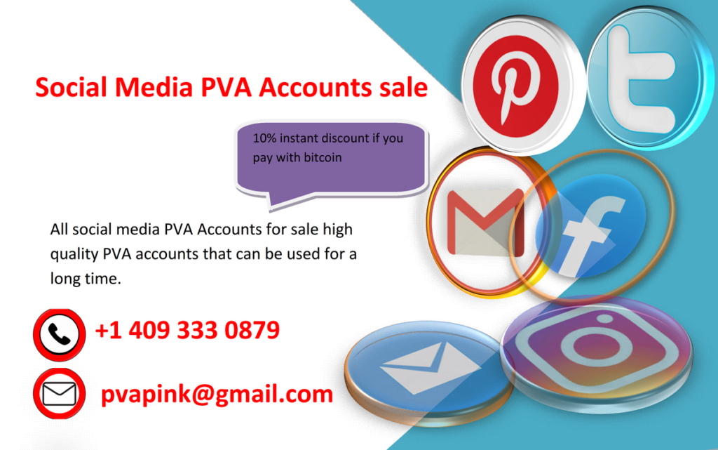 buy social media pva accounts